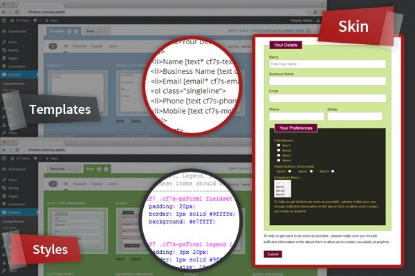 Users can simply select from a range of Templates & Styles